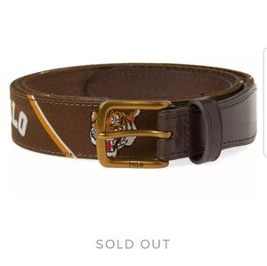 POLO RALPH LAUREN TIGER HEAD BELT